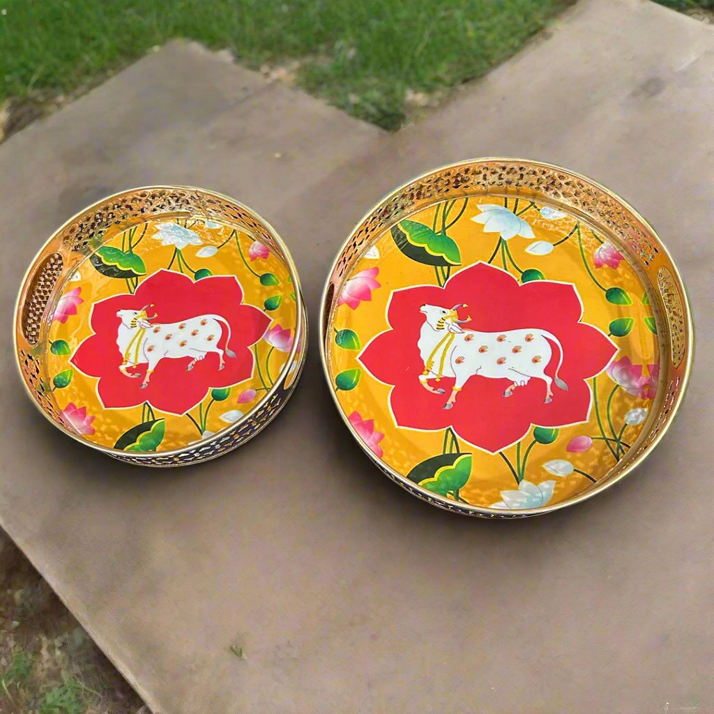 Metal Trays And Bowls
