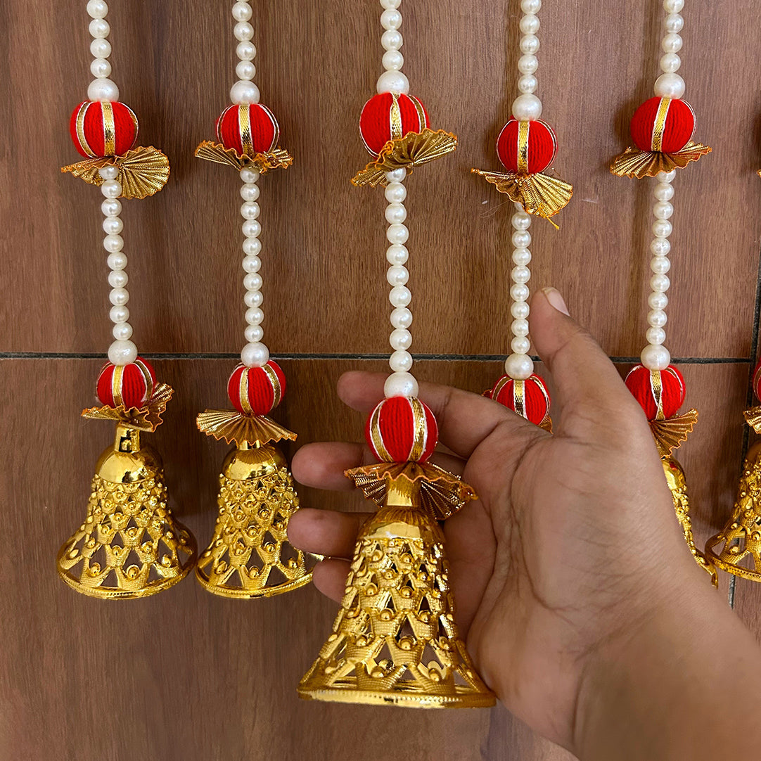 Red Gota Ball Bell Hanging