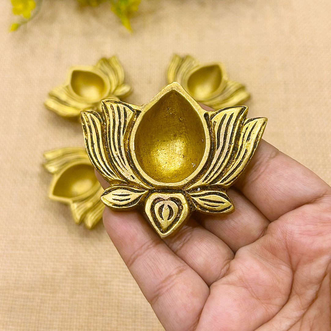 Lotus Diya (Set of 2)