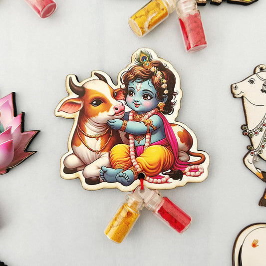 Krishna Haldi Kumkum, Varalakshmi Vratam, Pooja & Tambulam Return Gifts, Indian Wedding Favors, Manjal Kumkumam, Housewarming Gift