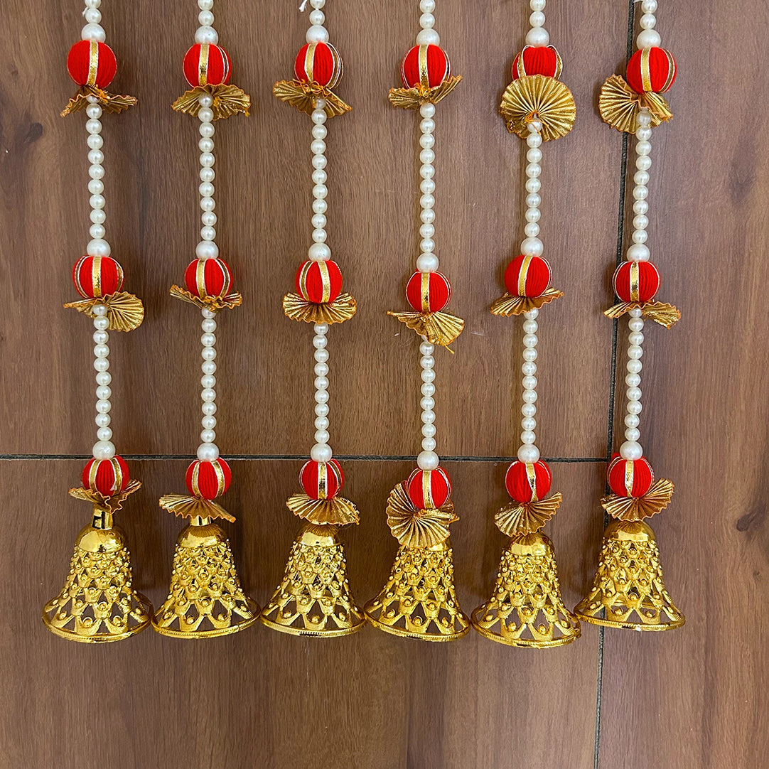Red Gota Ball Bell Hanging