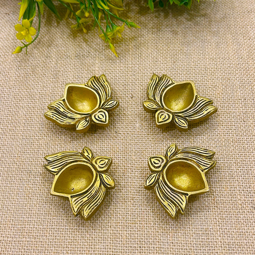 Lotus Diya (Set of 2)