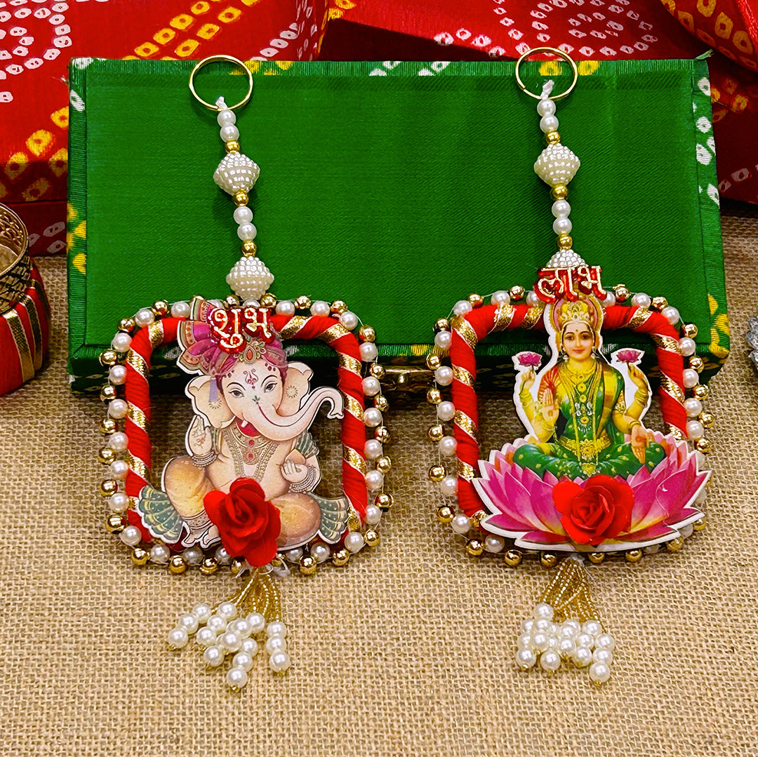 Laxmi-Ganesh Shubh Labh Ring Hanging
