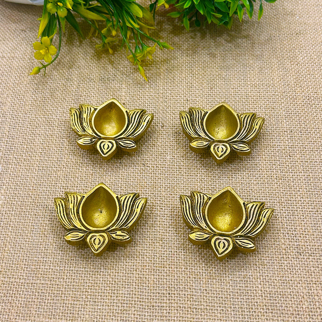 Lotus Diya (Set of 2)