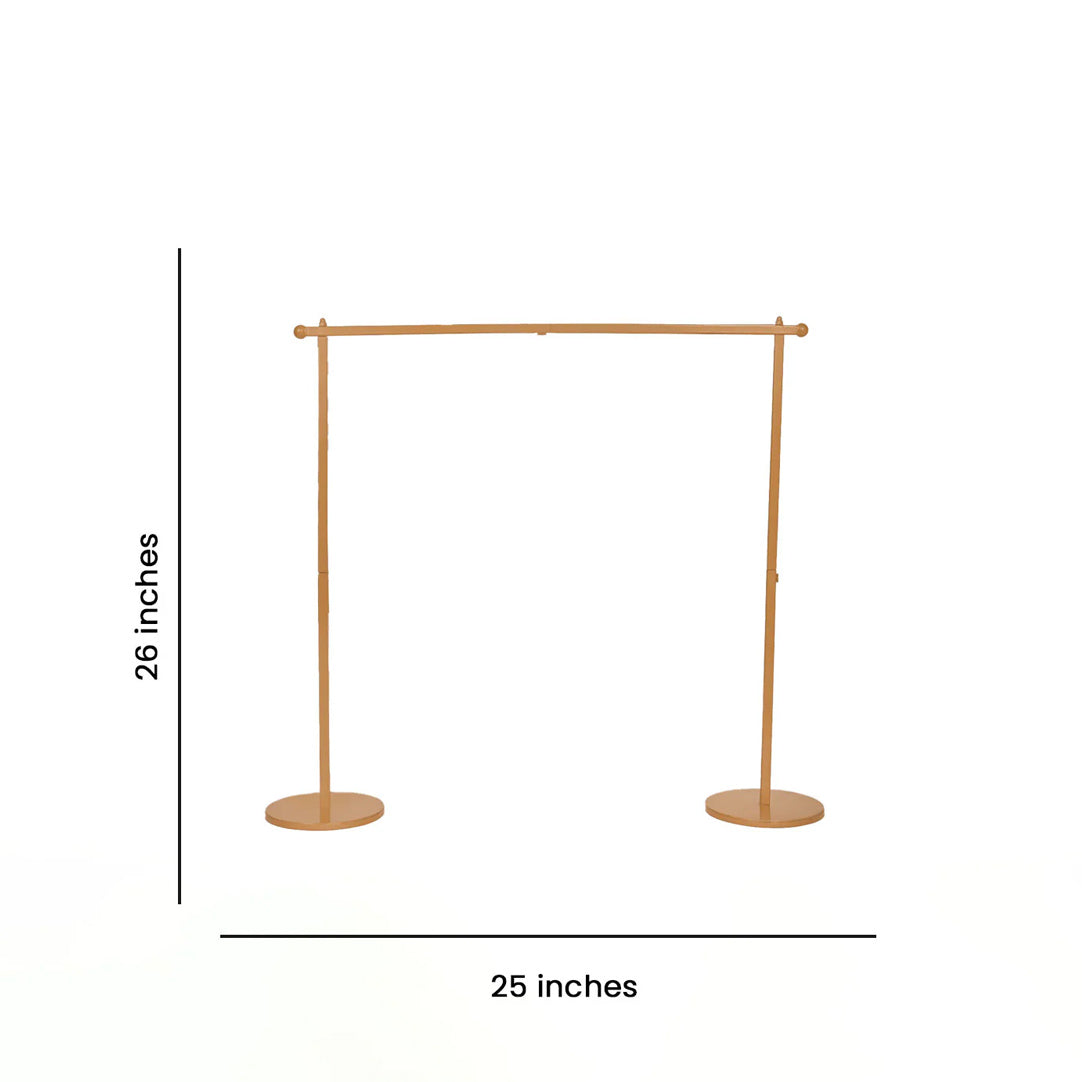 Square Backdrop Stand for Wedding, Ring ceremony, Birthday, Baby Shower, Diwali, Ganpati , Janmashtami, Laxmi Pooja
