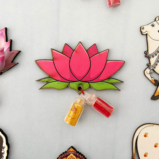 Lotus Haldi Kumkum, Varalakshmi Vratam, Pooja & Tambulam Return Gifts,  Indian Wedding Favors,Manjal Kumkumam, Housewarming Gift