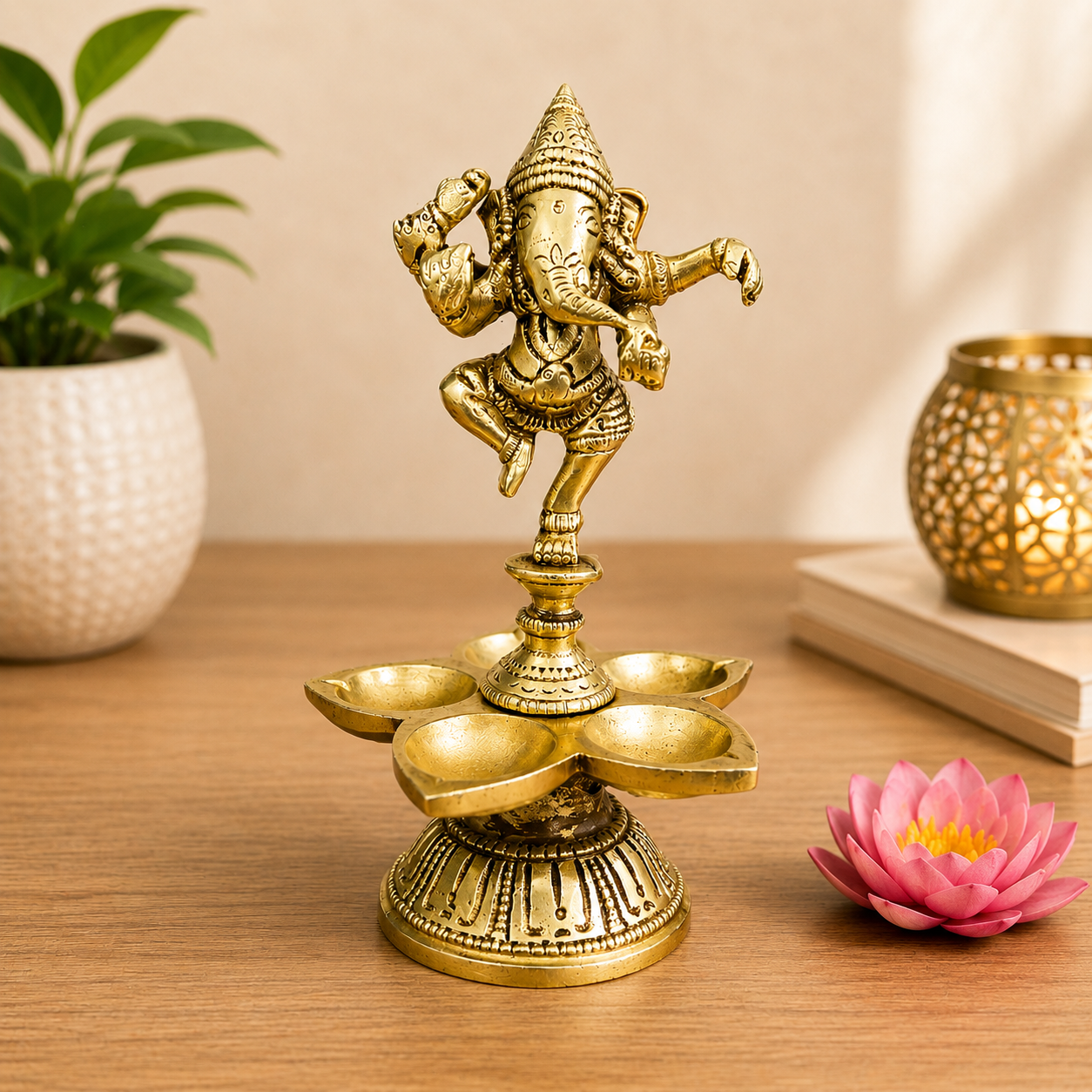 Dancing Ganesh Panch Diya