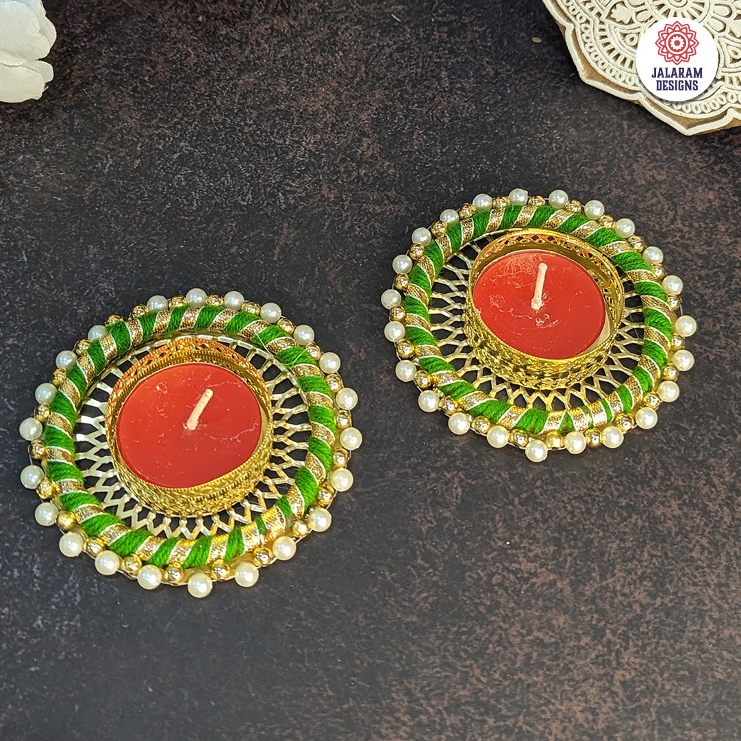 (Set OF 5) Decorative Ring Diya