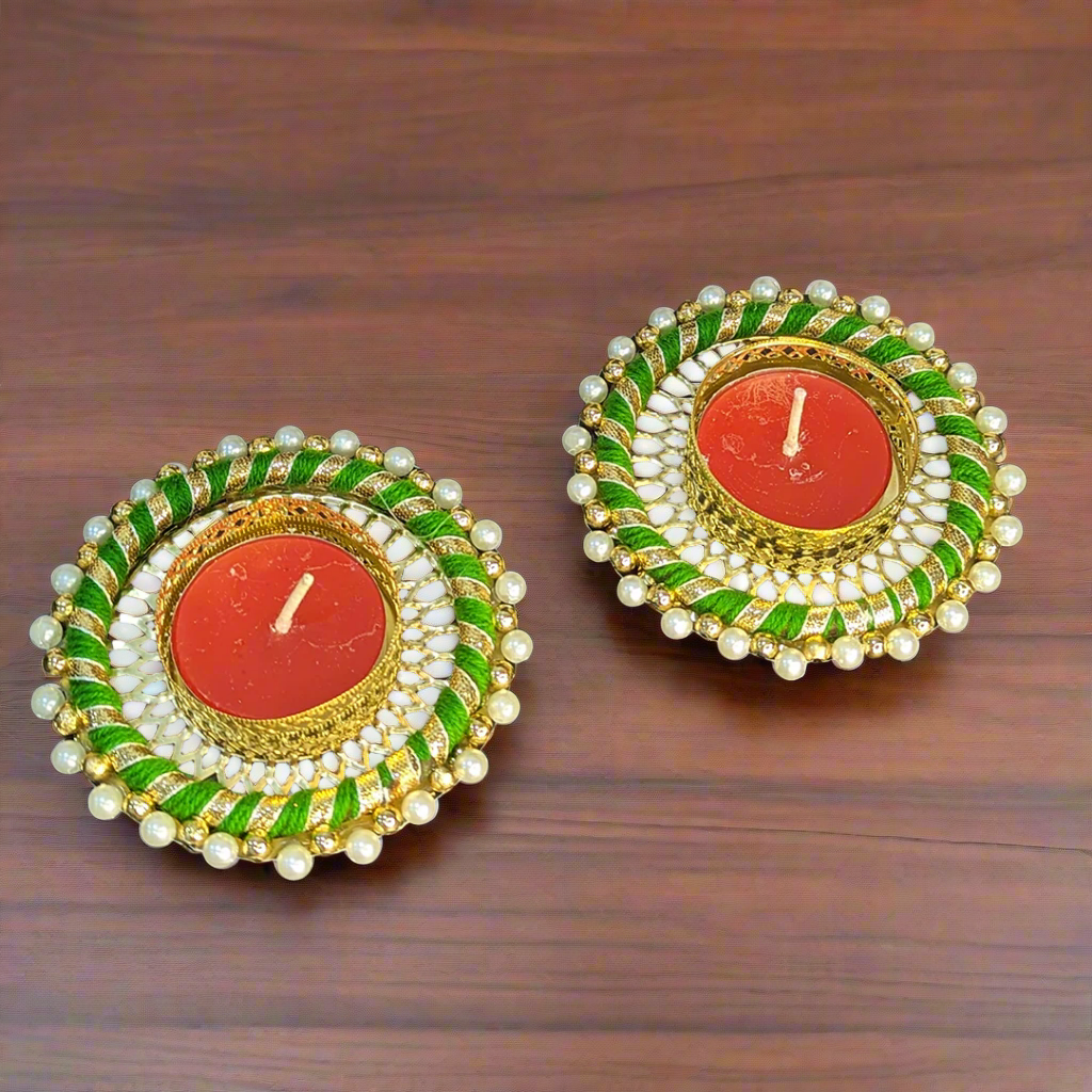 (Set OF 5) Decorative Ring Diya