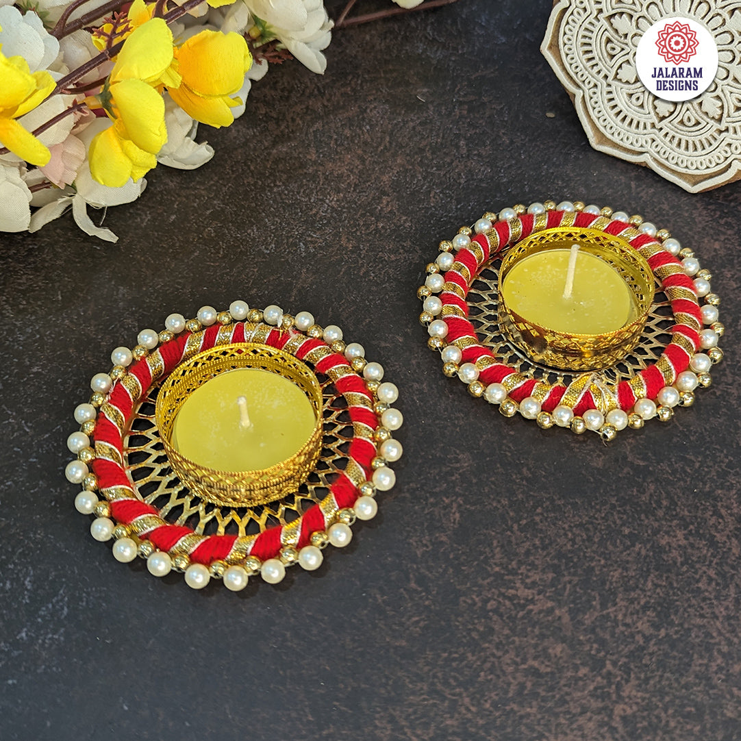 (Set OF 5) Decorative Ring Diya