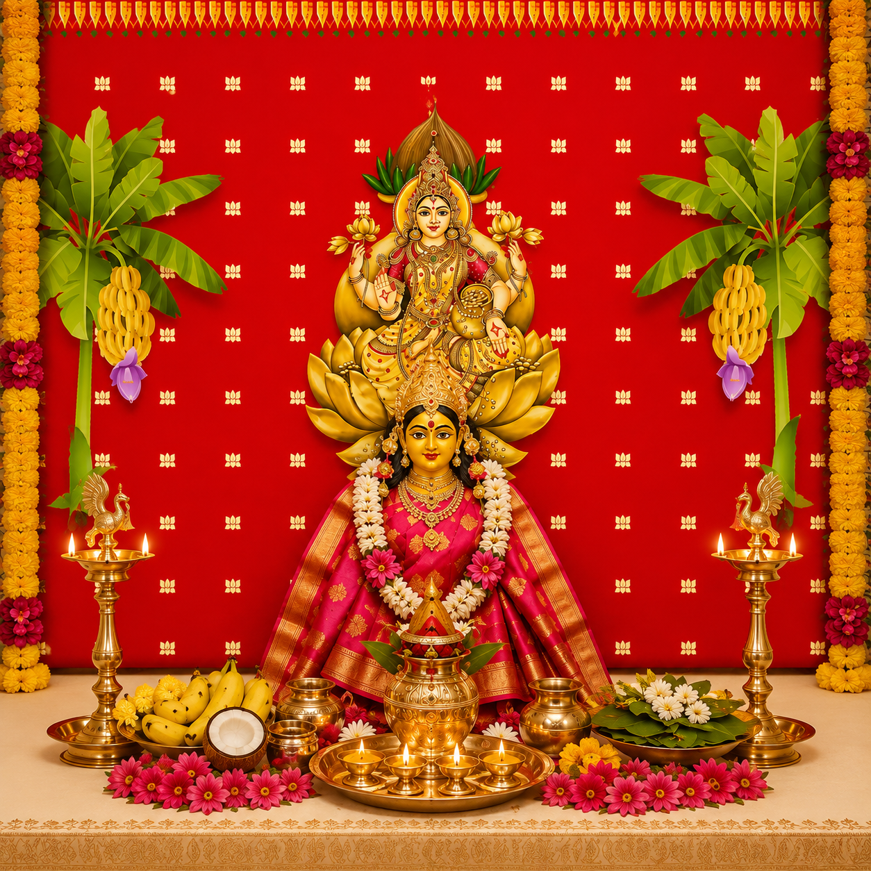 Varalakshmi Backdrop
