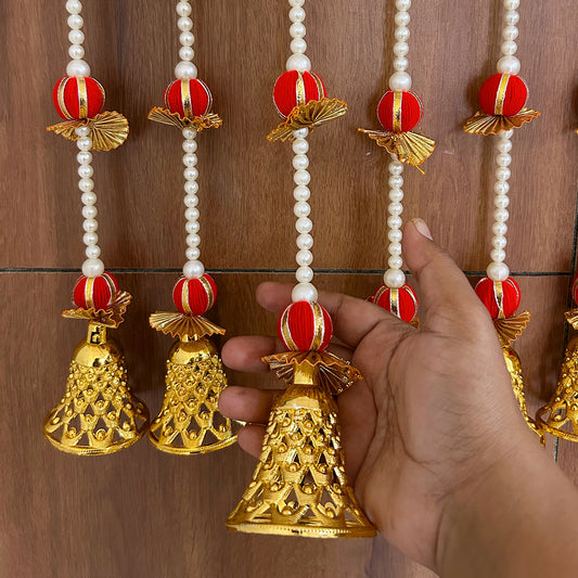 Red Gota Ball Bell Hanging