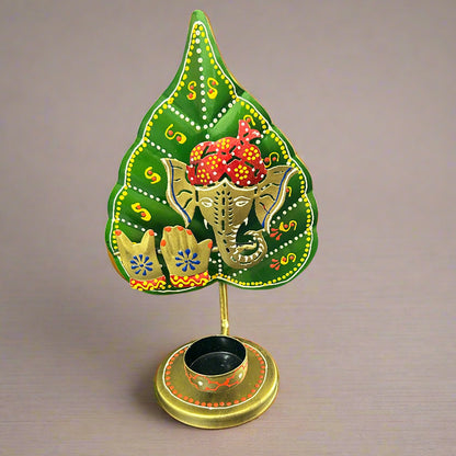 Ganesha Flute T-Light Holder