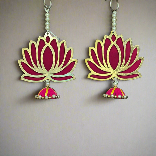 Lotus Wall Dangler (Pair)