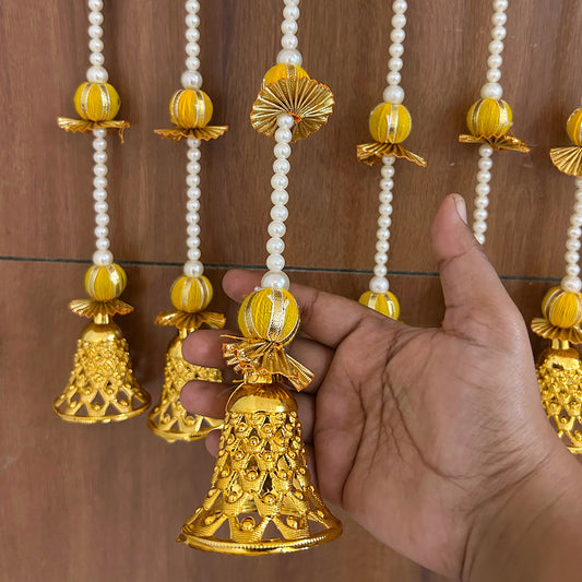 Yellow Gota Ball Bell Hanging