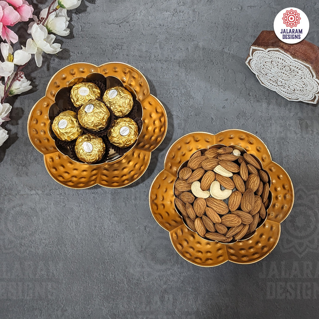 Flower Bowls For Dryfruits/ Chocolate Serving