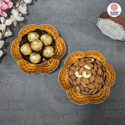 Flower Bowls For Dryfruits/ Chocolate Serving