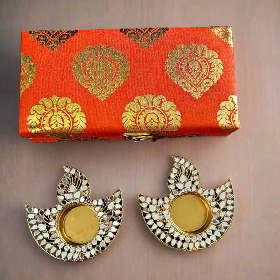 Mirror Diya Candle Gift Hamper