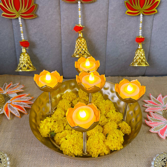 Flower Bowl For Diwali Decor