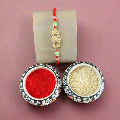 Diamond Pendant Rakhi