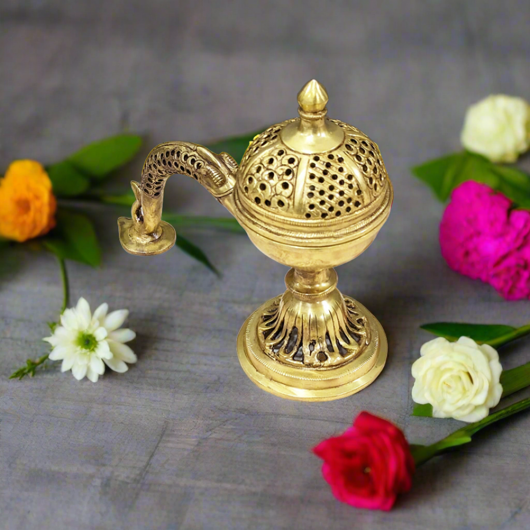 Divine Essence Brass Dhoop Stand