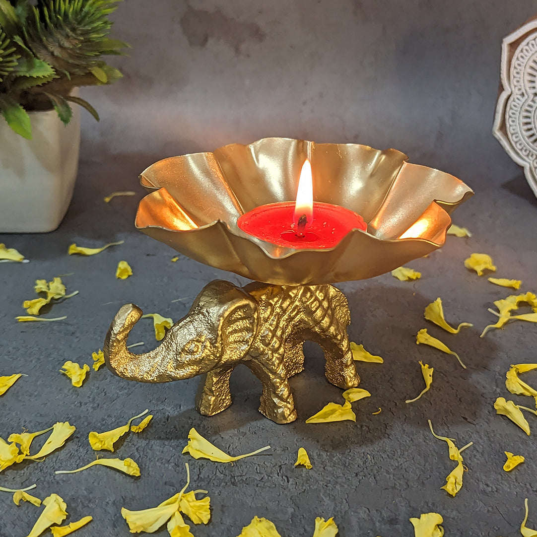 Elephant Tea Light Candle Holder