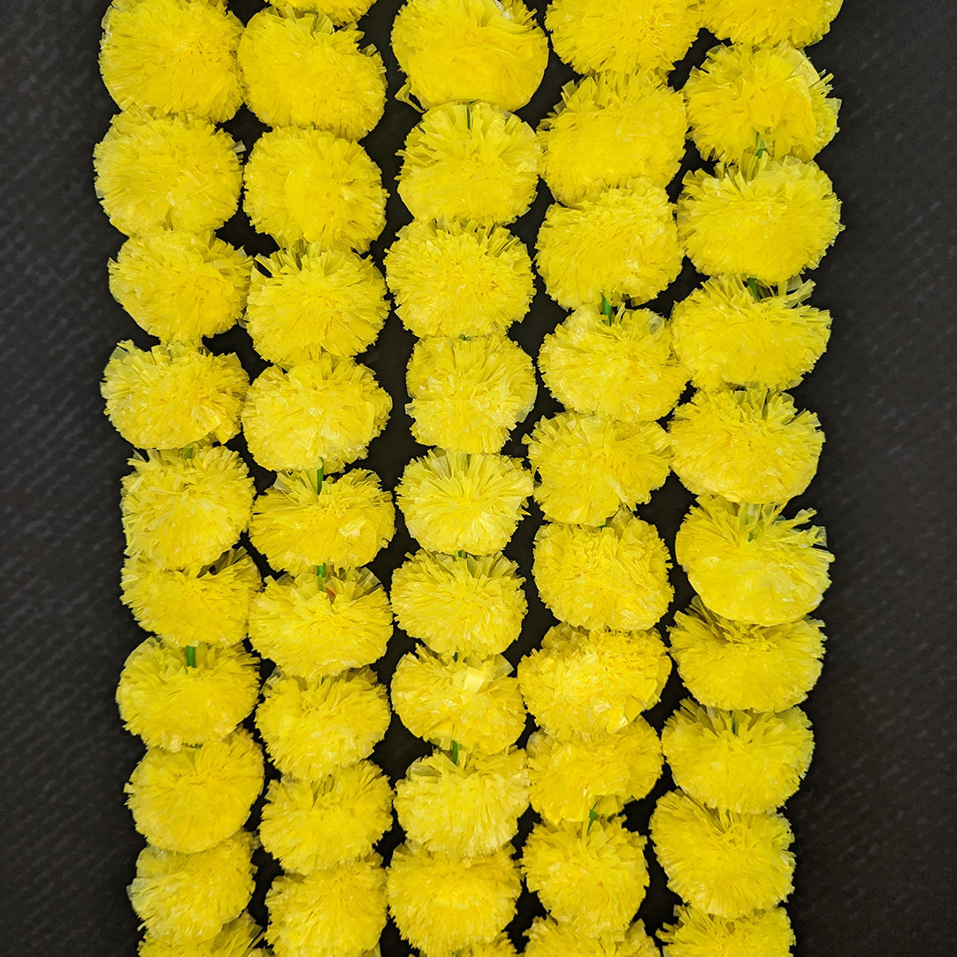 Yellow Marigold Flower Festive Danglers