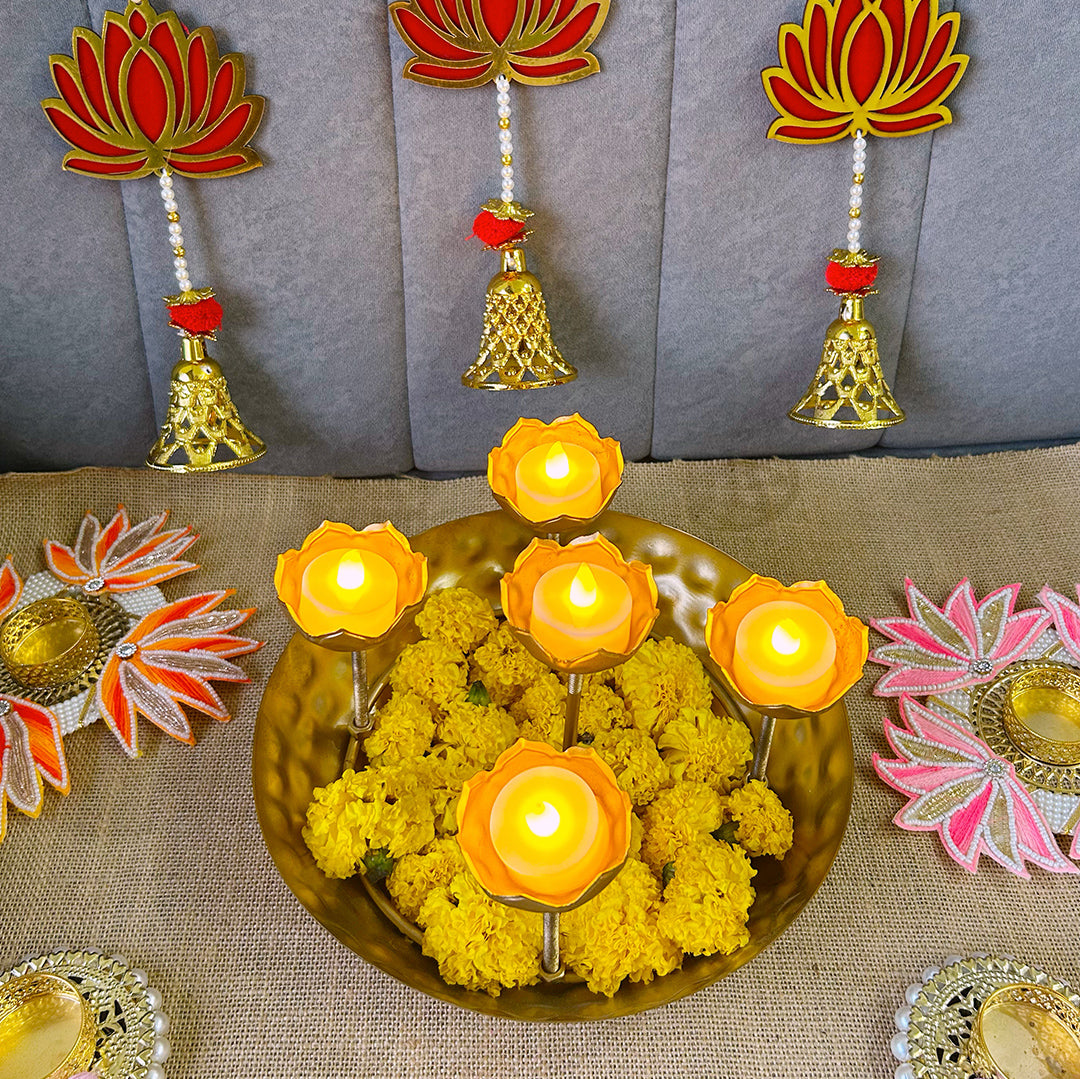 Flower Bowl For Diwali Decor