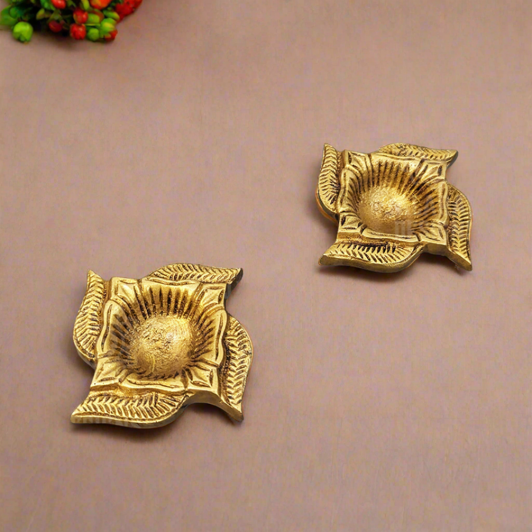 Swastik Diya (Set of 2)