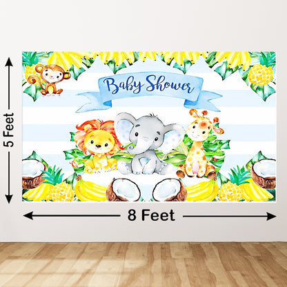 Baby Shower Decoration Design Backdrop (5x8) FT