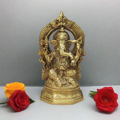 Lord Ganesha Statue, Sitting Ganesha Statue, Good Luck God, Vinayaka Statue, Diwali Gift, Gajanand, Lambodara