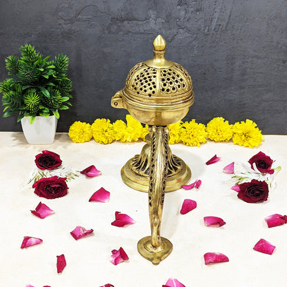 Divine Essence Brass Dhoop Stand