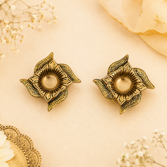 Swastik Diya (Set of 2)
