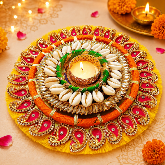 Large Paisely And Kodi Tea Light