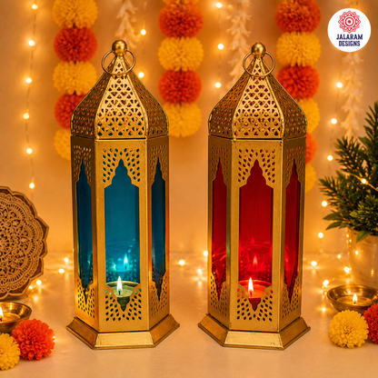 Moroccan Golden Lanterns  - Single