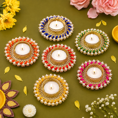 (Set OF 5) Decorative Ring Diya