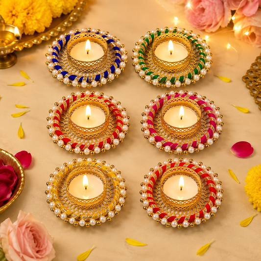 (Set OF 5) Decorative Ring Diya
