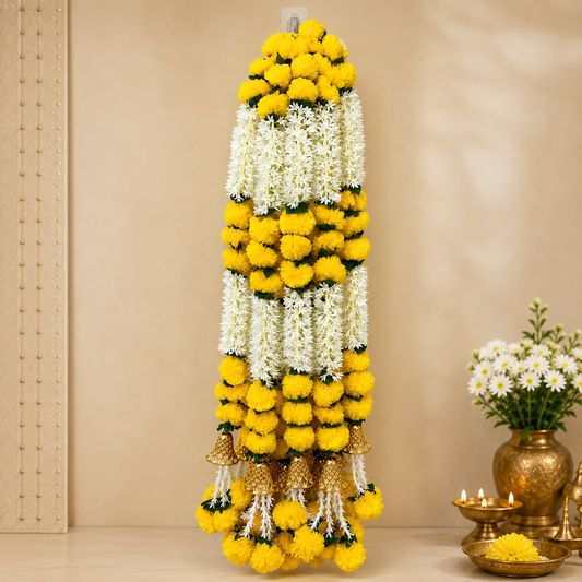 Yellow Flower String (Pair)
