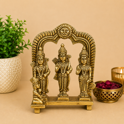 Brass Ram Darbar Statue