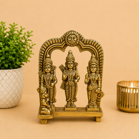 Brass Ram Darbar Statue