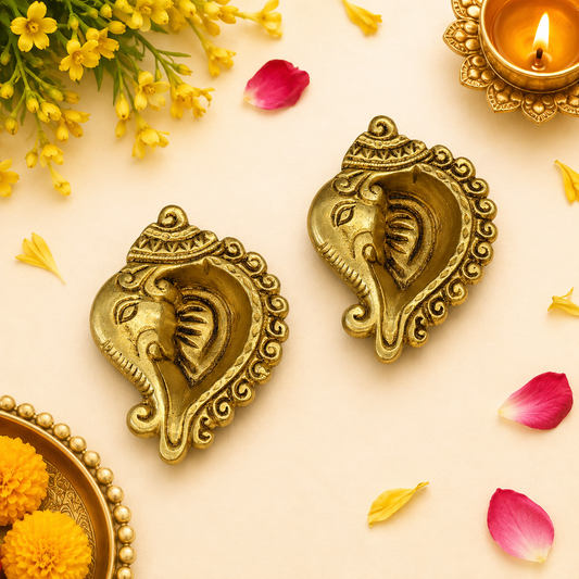 Ganesh Diya (Set of 2)