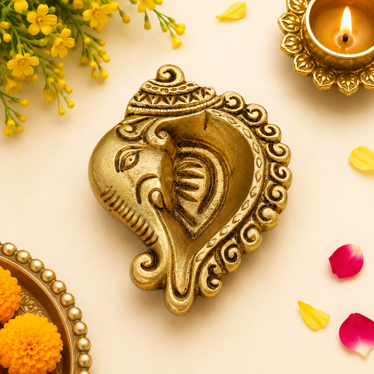 Ganesh Diya (Set of 2)