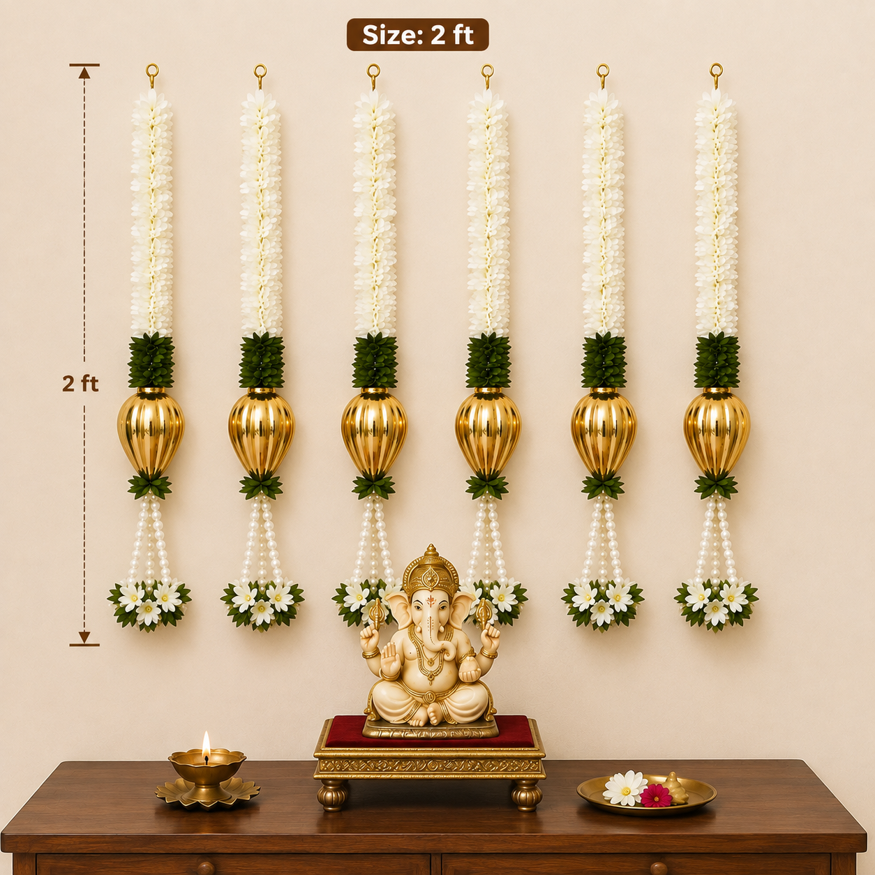 Golden Modak Ball Hanging