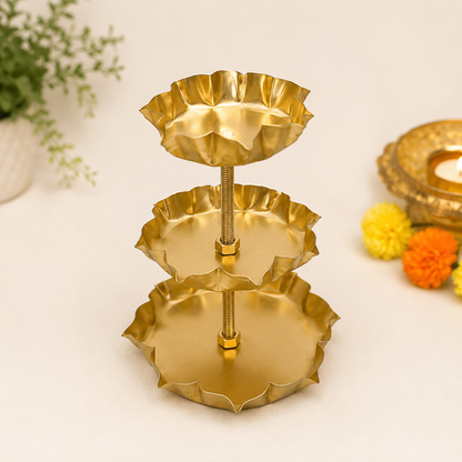 Decorative Three Tier Candle Stand