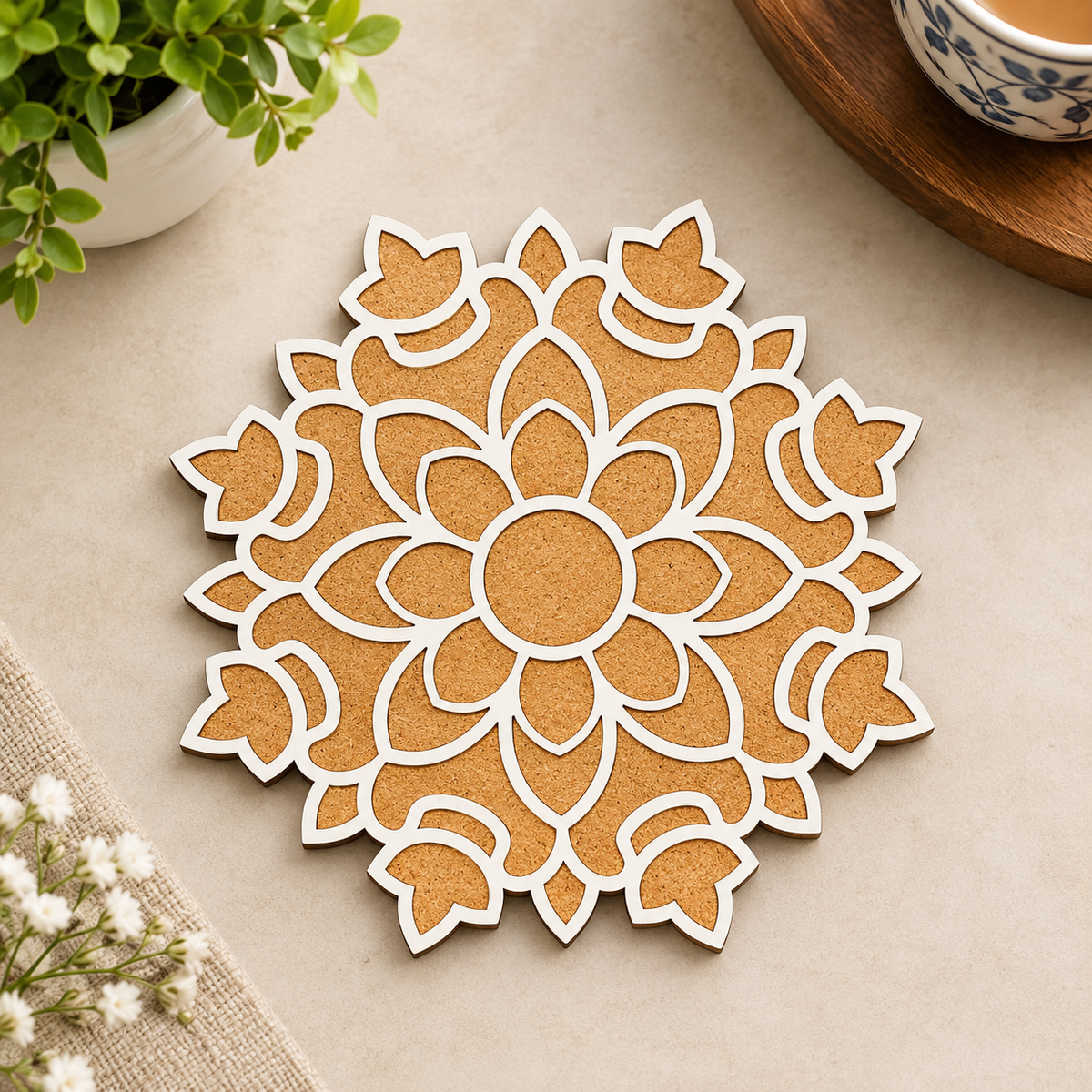 MDF Rangoli Design 1