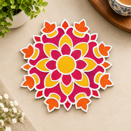 MDF Rangoli Design 1