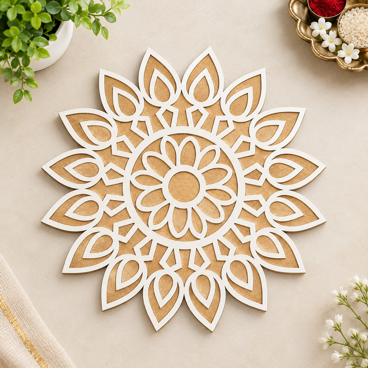 MDF Rangoli Design 2
