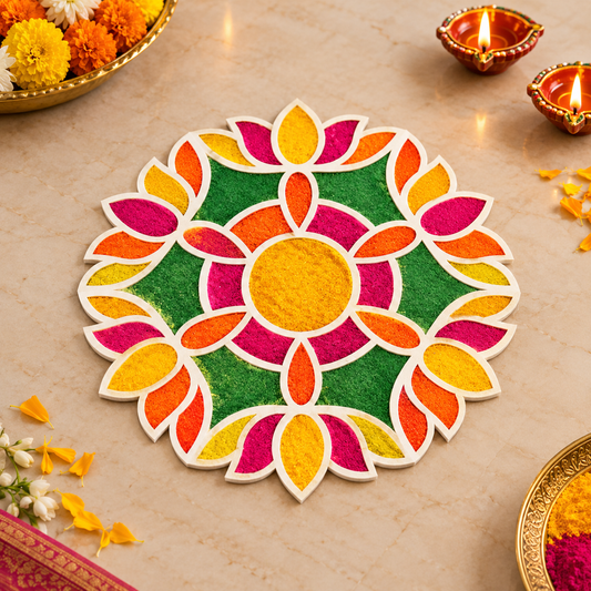 MDF Rangoli Design 5