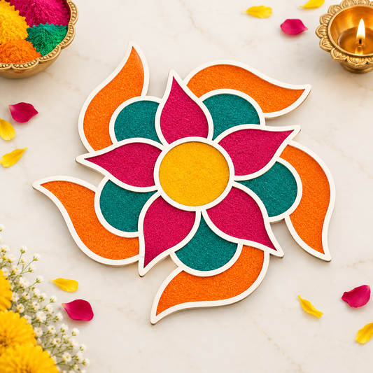 MDF Rangoli Design 3