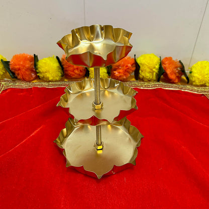 Decorative Three Tier Candle Stand